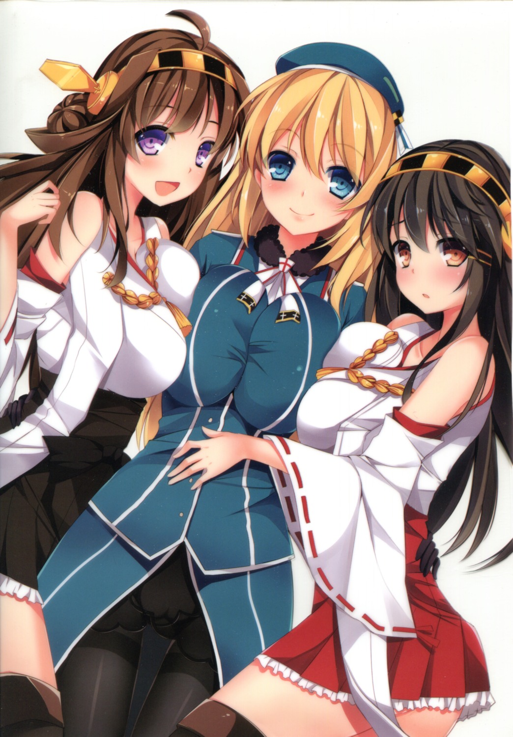 Apple Effect Roldelos Kantai Collection Atago Kancolle Haruna Kancolle Kongou Kancolle 1556